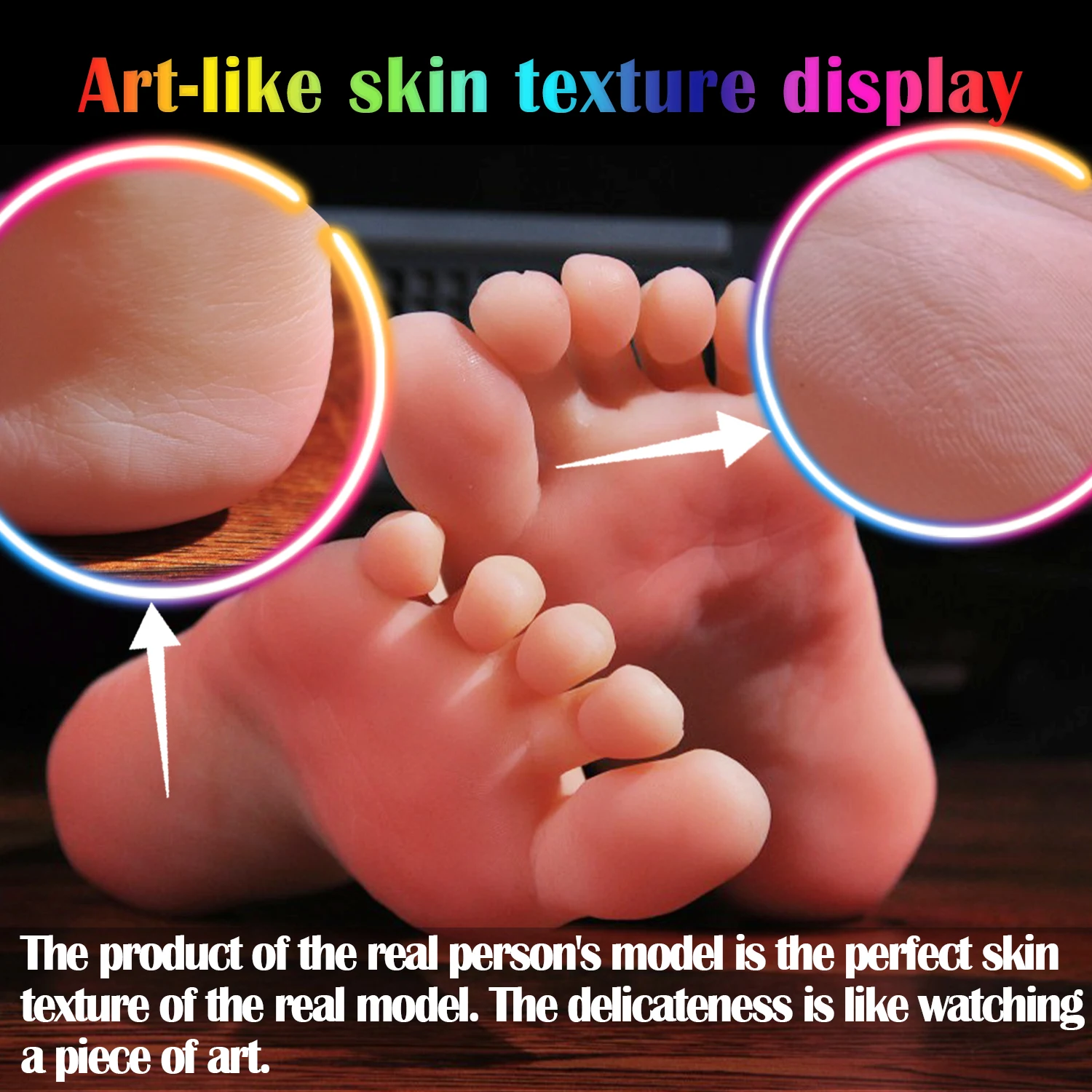 Mannequin Female Foot Model Slender Toes Greek Feet Shoe Socks for Art Fake Nail Display Tarsel Silicone Lady Foot Fetish 3901 view 4