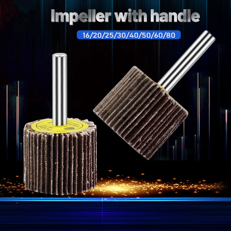 16-80Mm 80 Nhám Nhám Nắp Bánh Xe Đĩa Mài Dremel Phụ Kiện Giấy Nhám Dụng Cụ Đánh Bóng 6Mm lắc Chân Cho Khoan