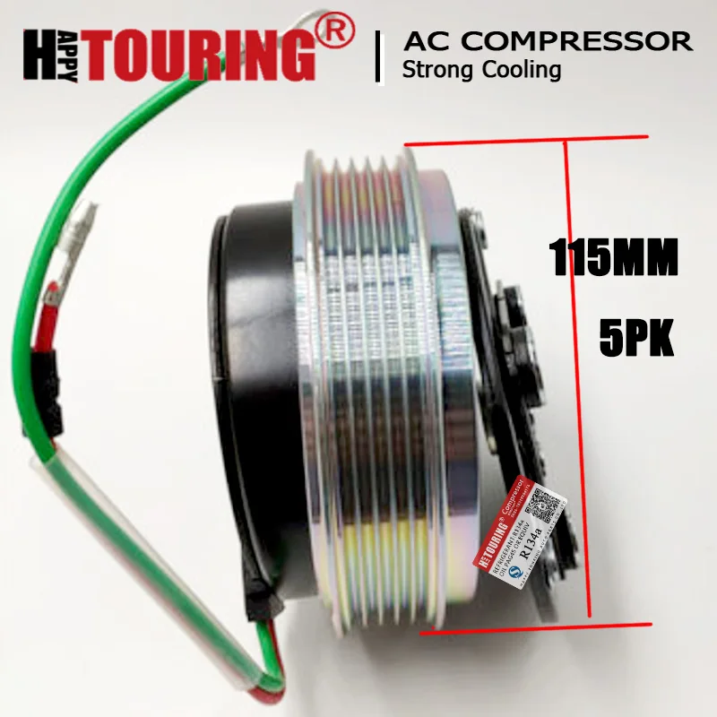 

CAR Air conditioning compressor clutch Auto A/C compressor Clutch HSK-70 for Honda CITY 5PK 115MM 12V