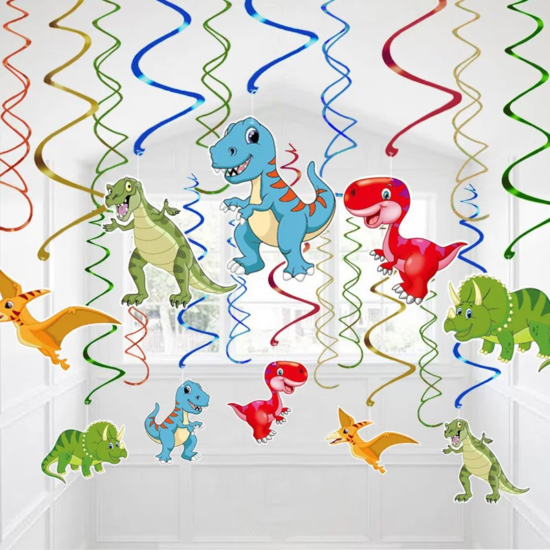 Happy Birthday Banners Dinosaur Theme Parti Decor Dinosaur Banner Baby Shower Boys Birthday Party Decor Kids Safari Party Jungle