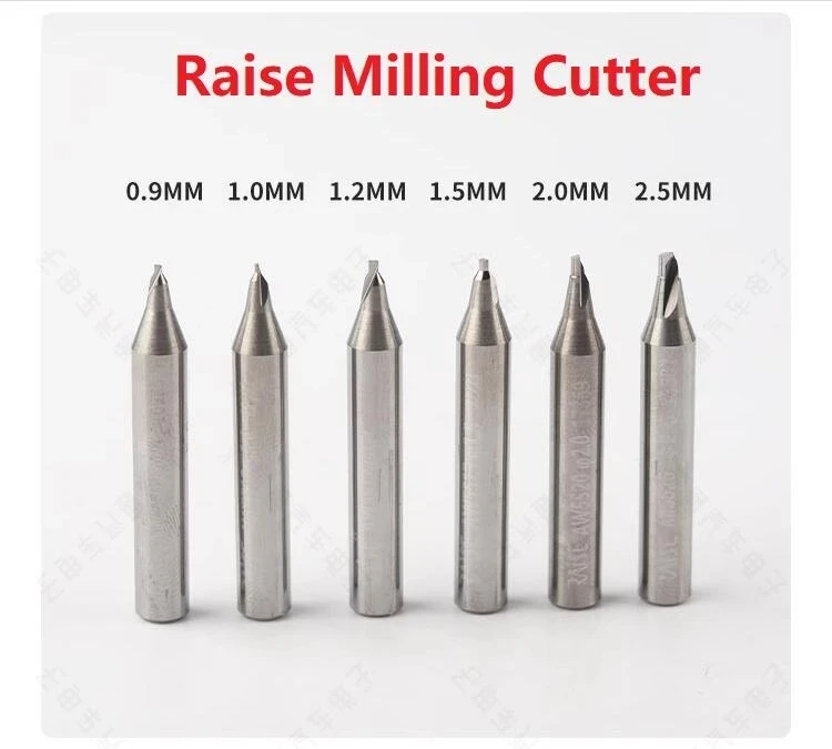 

Raise Carbide End milling cutter 0.9MM 1.0MM 1.2MM 1.5MM2.0MM 2.5MM 3MM