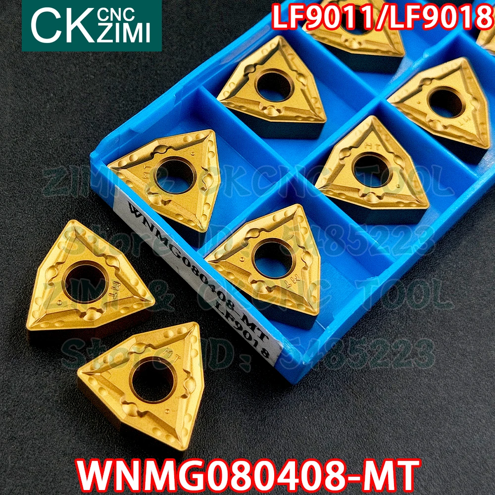 WNMG080408-MT LF9011 WNMG080408-MT LF9018 insertos de carburo de torneado exterior inserta herramientas de Metal CNC herramientas de torno WNMG para acero