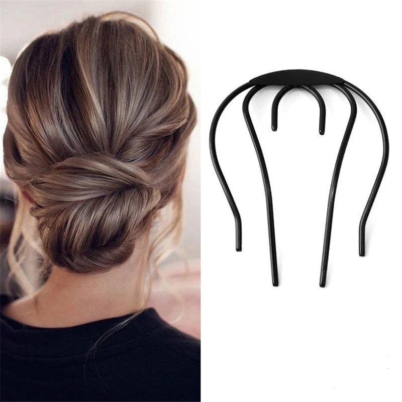 New U Shape Hair Clips Bobby Pins for Women Girls Bride Hair Styling Accessories Black Hairpins Metal Barrettes Bun Maker