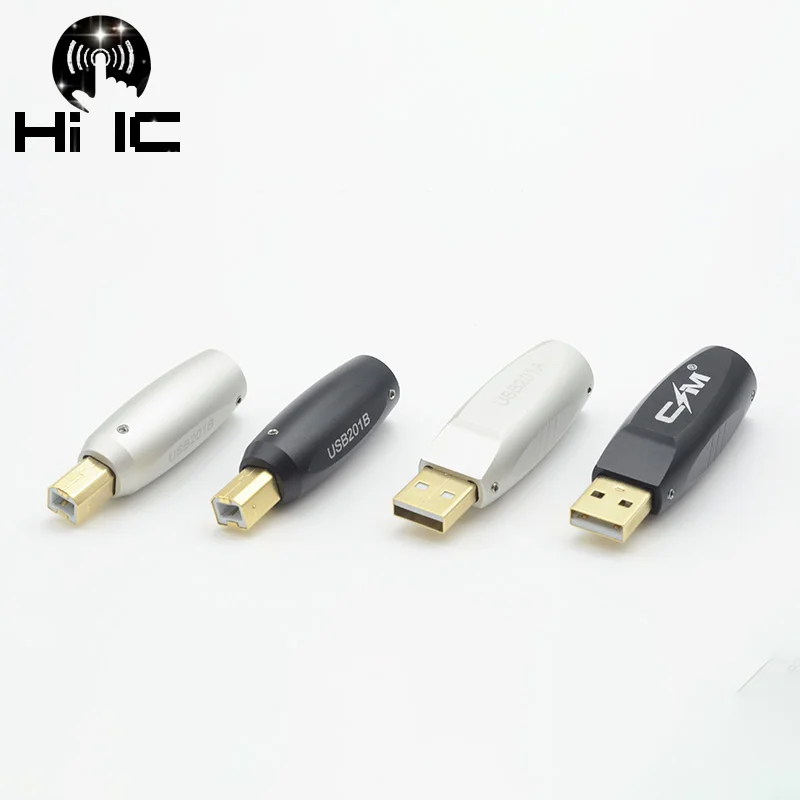 HiFi-Audio Vergoldetes USB-Datenkabel DIY Typ A Typ B USB 2.0 Stecker Buchse Anschluss