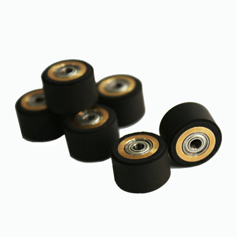 10pcs Pinch Roller Roland Mimaki Graphtec Vinyl Cutter Cutting Graphic Plotter Printer Rolls Parts 4x10x16mm Press Paper Wheel