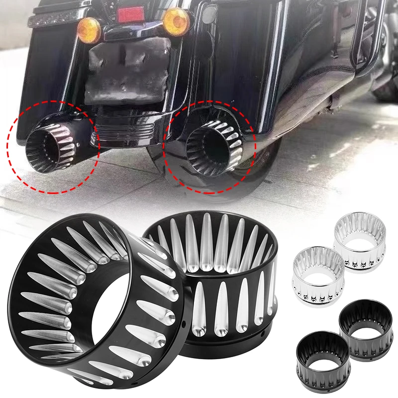 

1 пара, алюминиевые наконечники для глушителя выхлопных газов, 4,4 дюйма