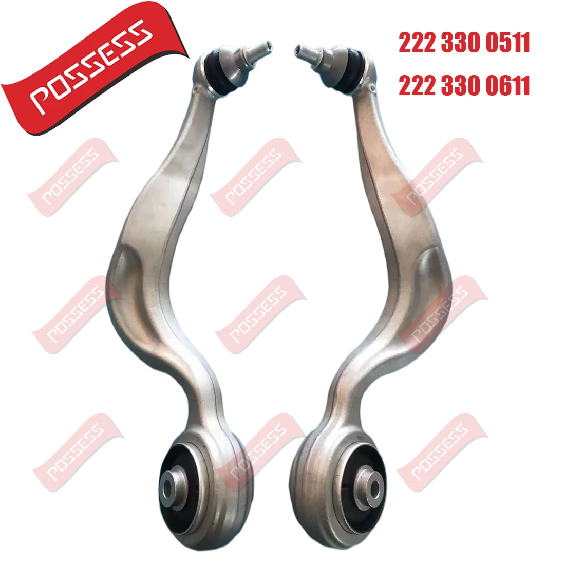 6 pieces Front Upper And  Lower Suspension Control Arms For Mercedes Benz S-Class W222 C217 4Matic