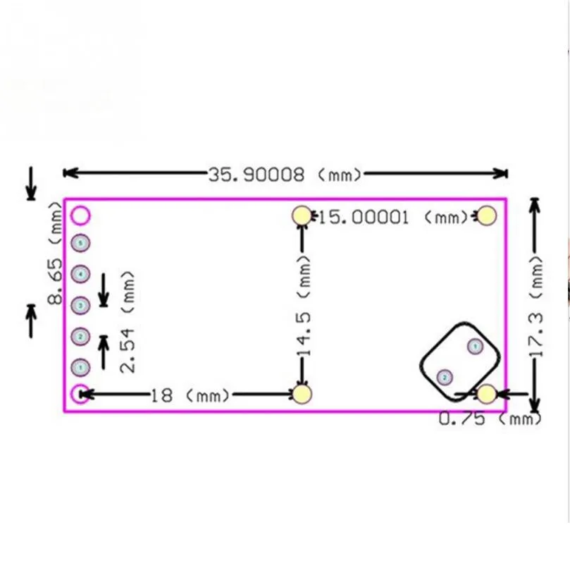 2pcs Smart Electronics RCWL-0516 microwave radar sensor module Human body induction switch module Intelligent sensor