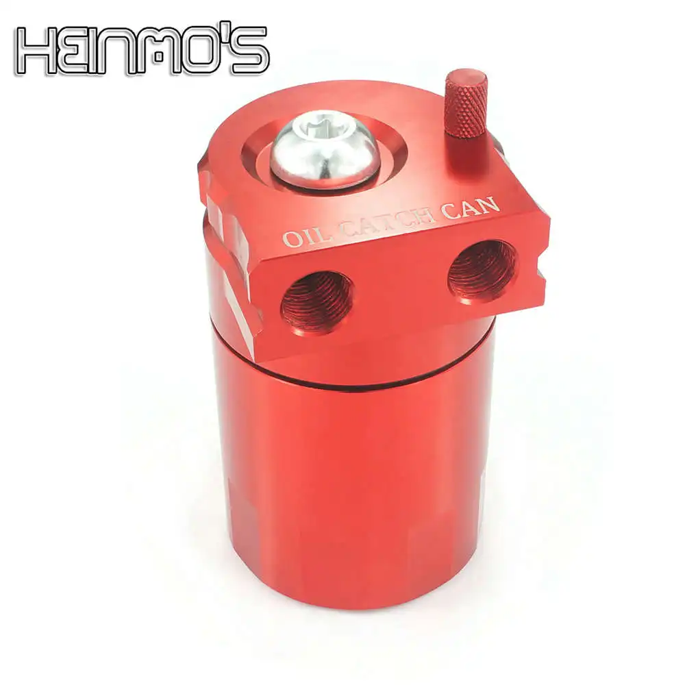 For Racing Car Turbo Oil Catch Can Baffle Aluminum Universal Fuel/Oil Catch Tank Reservoir W/ Filter Air Oil Separator OCC025