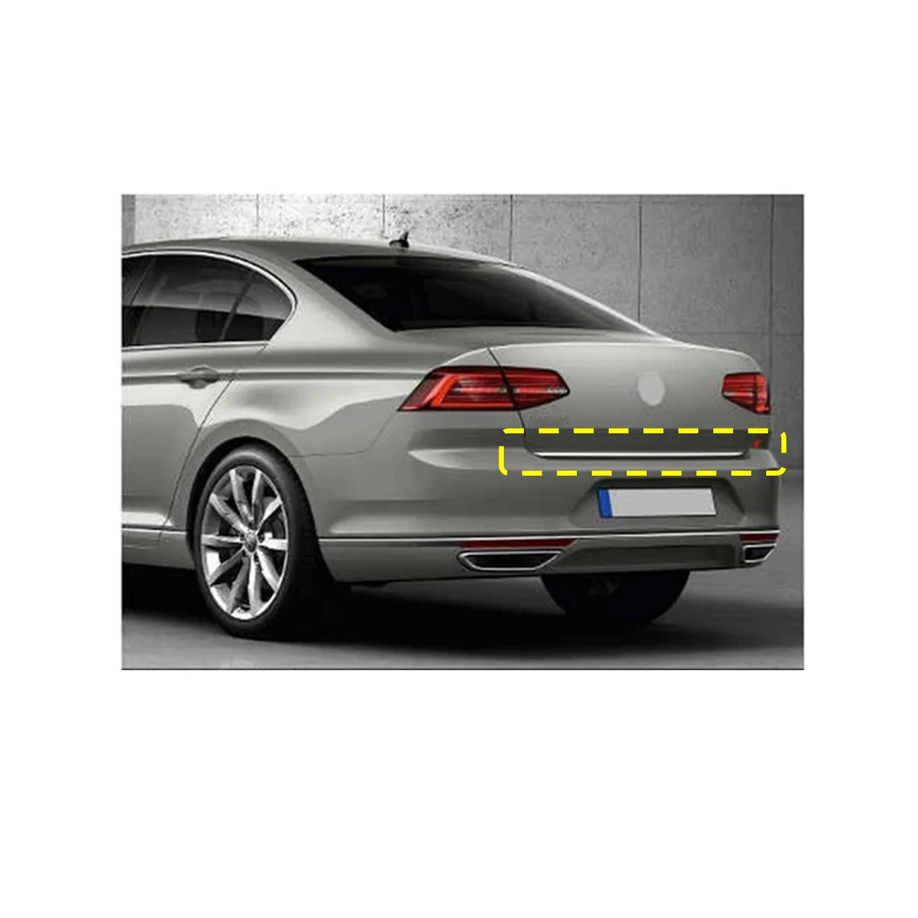 For Volkswagen Passat B8 Chrome Tailgate Trim Line 2015 and Above