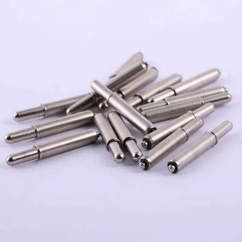 Hot Sale GP-2D Nickel Plated Round Head Positioning Needle Spring Elastic Test Probe 50Pcs Probe Cylinder Spring Pin 2018