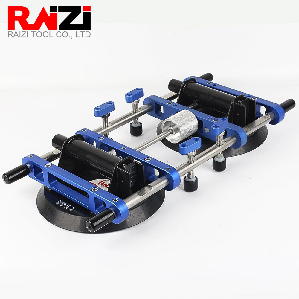 Raizi Seam8 Manual Stone Seam Setter for Countertop Leveling Jointing with 8 inch Vacuum Suction Cup Seamless Heavy Duty Seamer