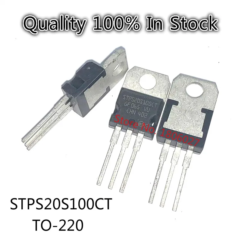 10PCS/LOT   STPS20S100CT   20S100CT  S chottky diode TO-220