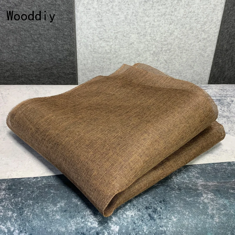 Wooddiy 1 Pcs 150X50cm Speaker Cloth Grill Hifi DIY High Quality Stereo Dustcloth Fabric Linen Speaker Vintage Style Mesh Cloth