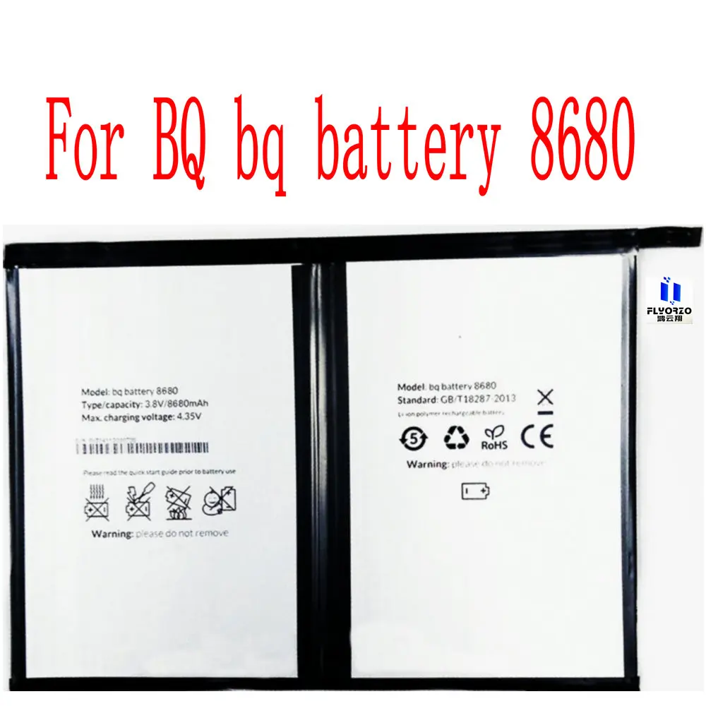 3.8V New High Quality 8680mAh Battery For BQ bq battery 8680 tablet PC