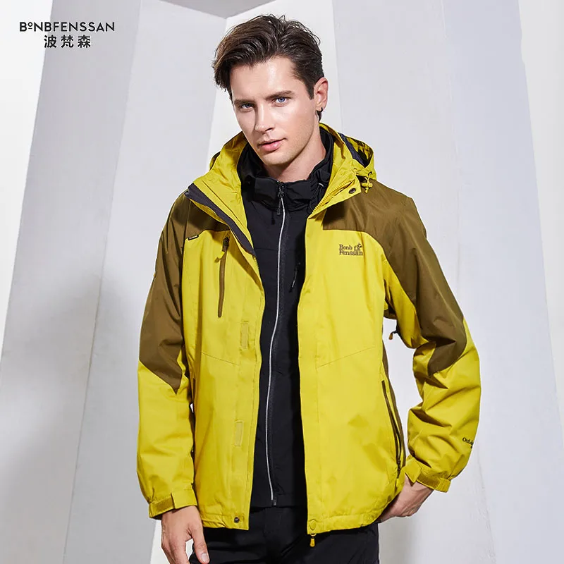 

Men women 3 in 1Outdoor Jacket Windproof Waterproof Thermal Outdoor Camping Trekking Coat Fishing Climbing Hiking Jackets 1807AB