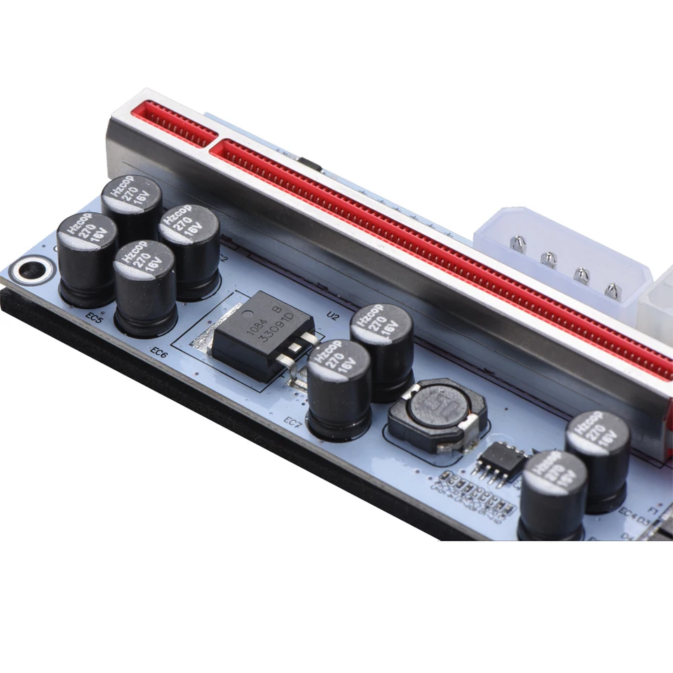 Pcie Riser, Carte Adaptateur Pro-V011 Gpu Riser Express 1X À 16X, Extension Graphique Pour