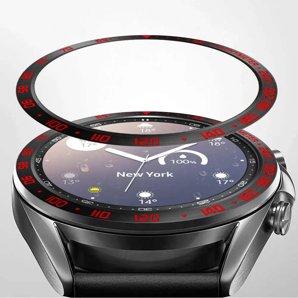 For Samsung Galaxy Watch 3 41mm/45mm metal Bezel Styling Ring Frame Case Cover Protection Stainless Steel Bezel Ring New