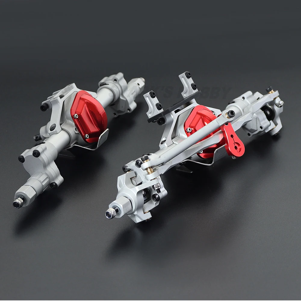 

1/10 Scale Aluminum Alloy CNC Front Rear Portal Axle Set for RC Rock Crawler Car Axial RR10 Wraith 90074 SCX10 Redcat