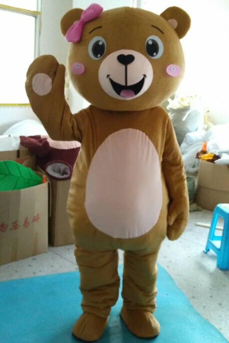 Teddy Bear Mascot Costume Suits Cosplay Party Game Dress Outfits Clothing Advertising Carnival Birthday Cartoon Character Adults