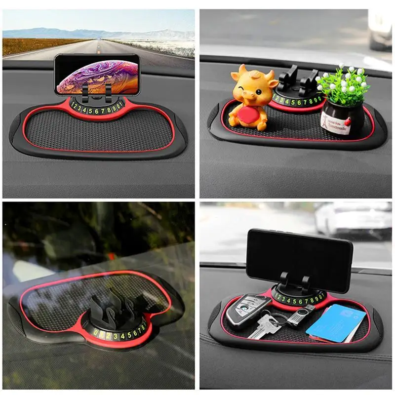 แผงโทรศัพท์มือถือ Anti-Slip Mat รถที่จอดรถจำนวนแผ่นที่ซ่อนอยู่จำนวนแผ่น Dropshipping