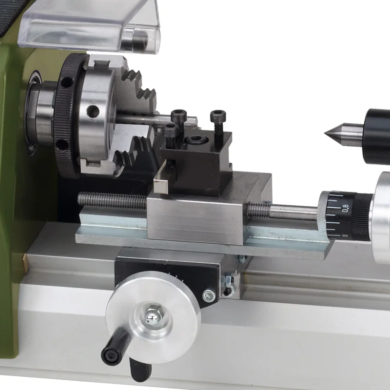 PROXXON FD150 مخرطة دقيقة مصغرة، مخرطة صغيرة متعددة الوظائف، 220 فولت ~ 240 فولت، 100 وات، 50/60 هرتز، سرعة 800-5000 دورة في الدقيقة