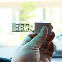 Car LCD Digital Thermometer Hygrometer for Chevrolet lacetti captiva aveo t250 t300 epica lanos cobalt