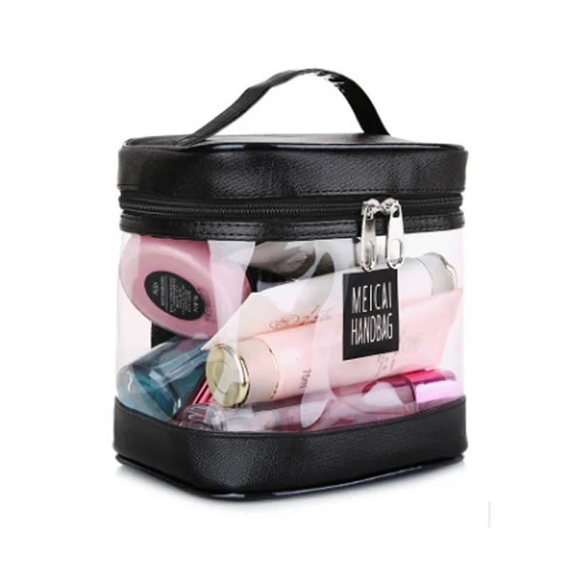 

Transparent waterproof cosmetic cosmetic bag storage bag travel large-capacity portable portable pvc toiletry bag