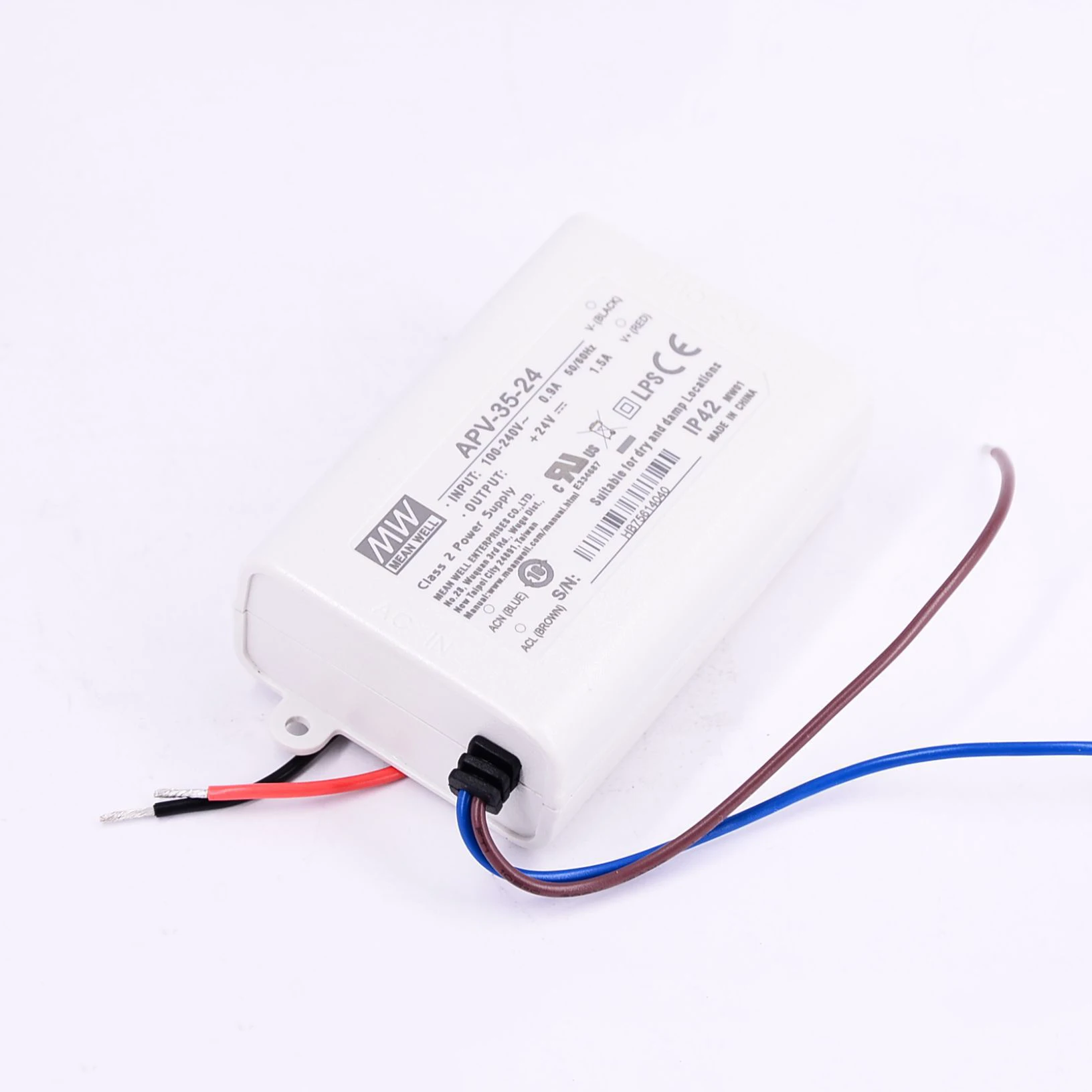 Original Mean Well APV-35-24 meanwell 24V/1.5A Constant Voltage design 36W Single Output LED Switching Power Supply