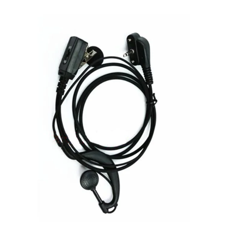 G shape Earpiece Headset with PTT VOX Mic for For Vertex Standard VX131 VX230 VX231 VX261 walkie talkie