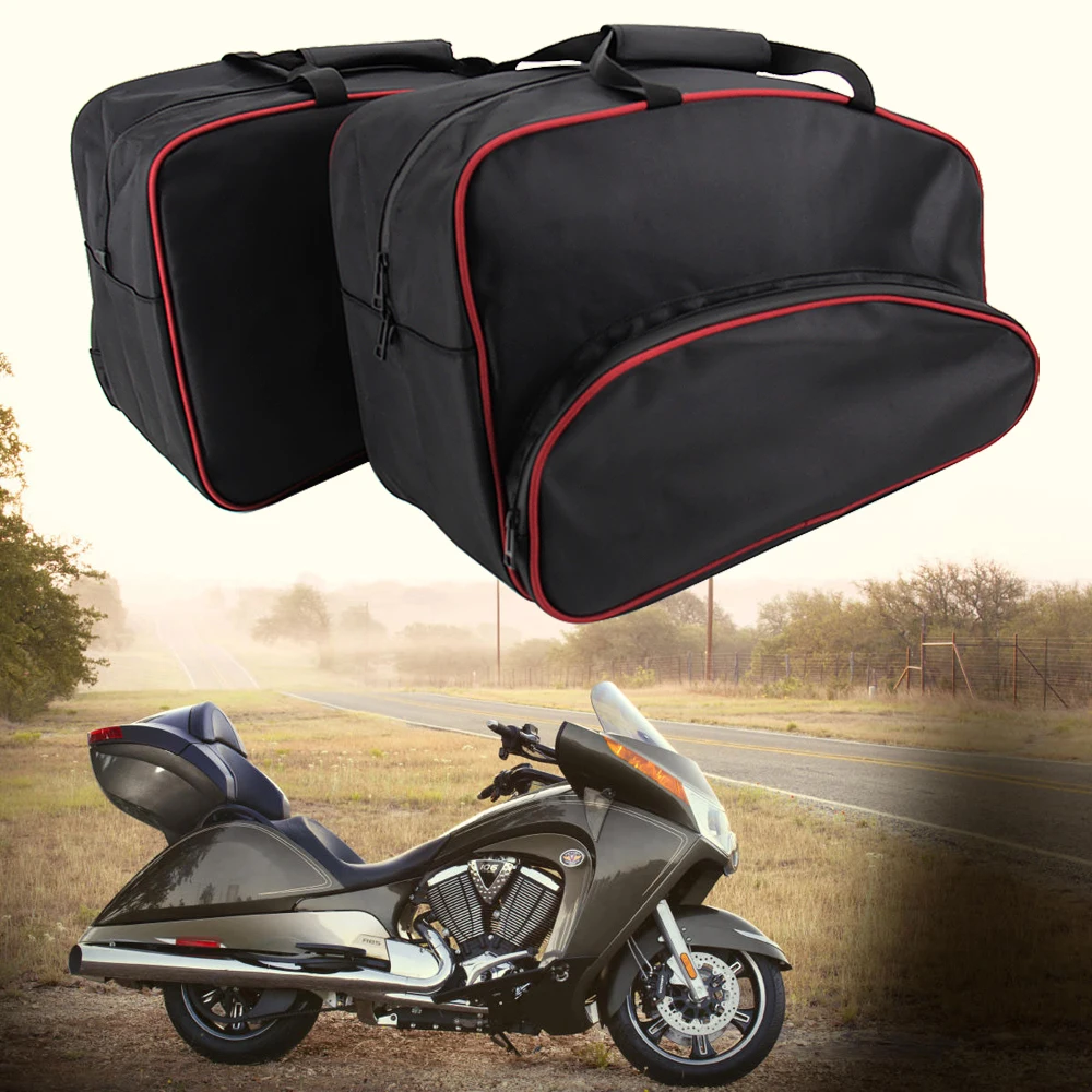 

Motorcycle Saddle Bags Side Storage Luggage Bag Inner bag liner Waterproof FOR Victory Vision Tour Cross Country Tour