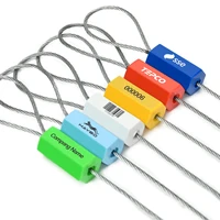 Precintos de Seguridad con Cable de Acero Inoxidable – Pack de 50 para Camiones y Contenedores