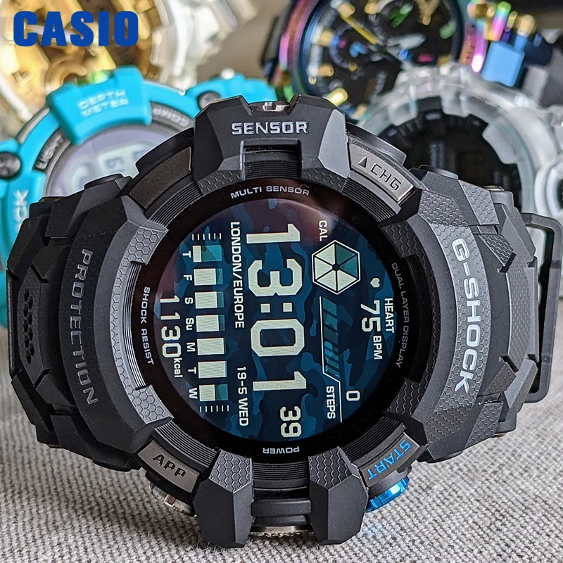 Casio watch g shock men Smart watch GPS  function Bluetooth watch 200m Touchscreen Waterproof relogio masculino GSW-H1000-1