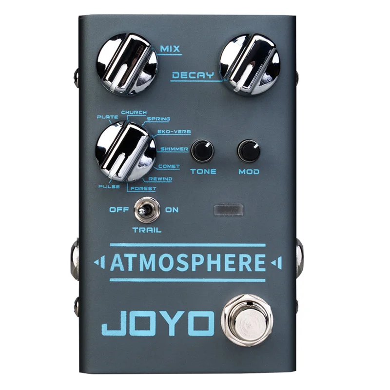 

Педаль заднего хода JOYO R-14 для электрогитары, педаль с несколькими эффектами для басов, цифровая педаль заднего хода, аксессуары для гитар