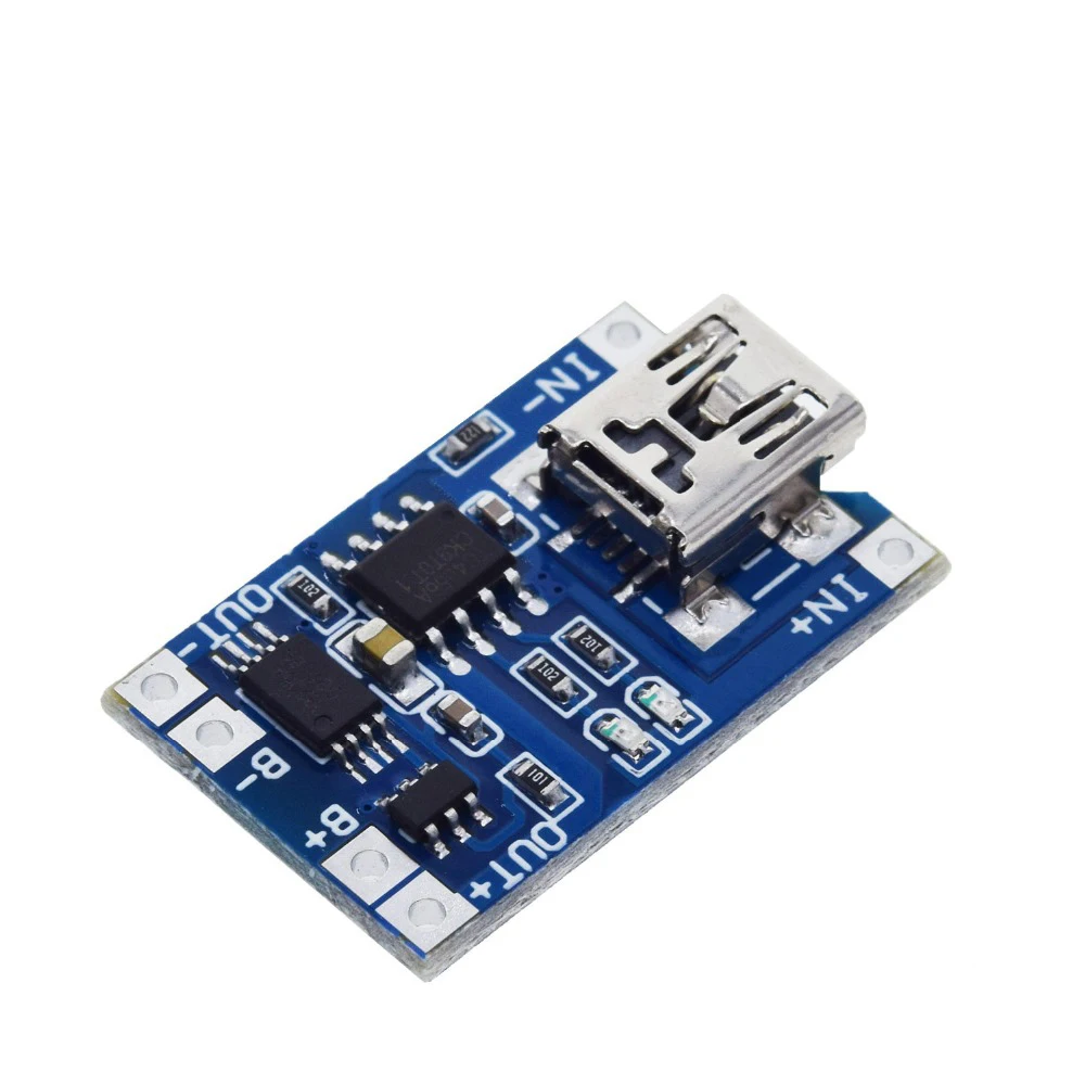 1PCS 5V 1A Micro USB 18650 type-c Lithium Battery Charging Board Charger Module + Protection Dual Functions TP4056 18650