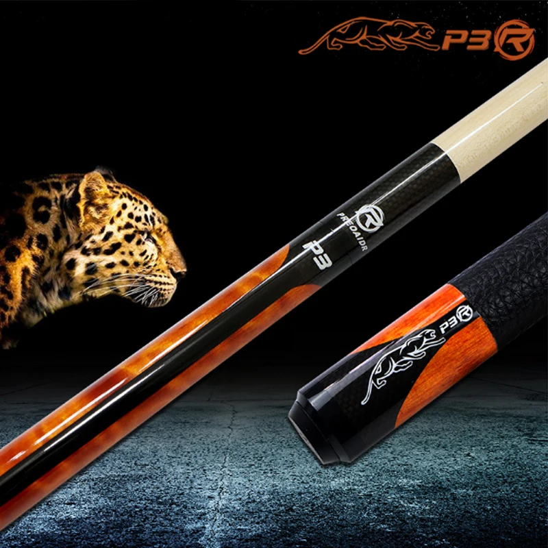 New 3142 Brand P3R Billiards Preoaidr Pool Cue Stick 10mm/11.5mm/13mm Tip Carbon Fiber Extension Handle 4 Colors China