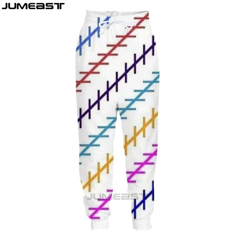 

Jumeast Men Women 3D Visual Illusion Oversized Streetwear Harajuku Casual Long Pants Sweatpants Fashion Spring Autumn Trousers