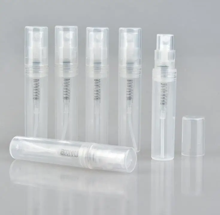 

1200pcs/lot mini spray bottles pen shape plastic perfume bottle 3ml small Perfume Sample Vials for sale SN2925