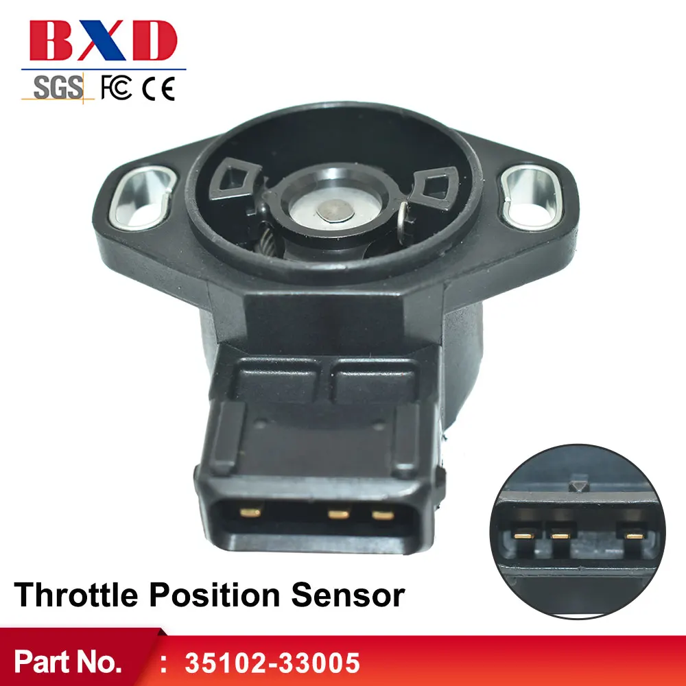 Baixinde Throttle Position Sensor 35102-33005 Auto Parts For Hyundai Excel 1.5L Galloper Scoupe Elantra Sonata Eclipse Galant