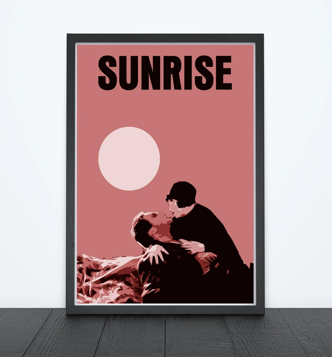 Sunrise - A Song of Two Humans (1927) Poster American Silent Romantic Drama Wall Decor George O'Brien Janet Gaynor Art Gift