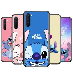 Zachte Tpu Lilo Stitch Silicone Cover Voor Oneplus Nord Ce 2 N100 N10 9 9R 8T 8 7T 7 6T 6 5T Pro Black Phone Case