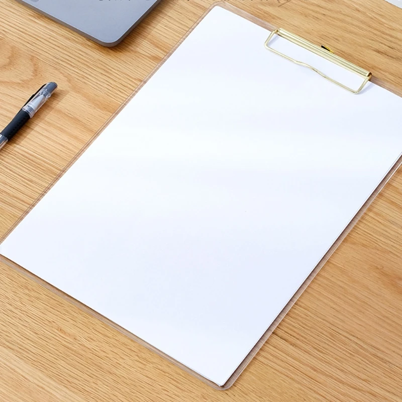 F3MA Đa Năng Araylic A4 Tập Tin Kẹp Hồ Sơ Thẳng Đứng Kẹp Hồ Sơ Với Kim Loại Trang Kẹp Công Suất Lớn Bền Di Động