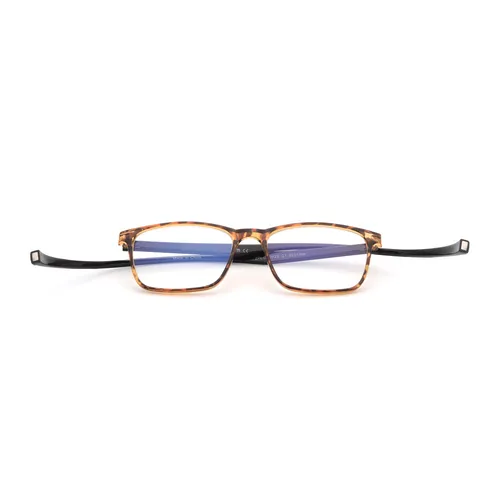 Imagen 2 del producto JM Magnet Temple gafas de lectura con luz azul para hombres y mujeres, gafas para presbicia con lupa de dioptrías cuadrada Vintage