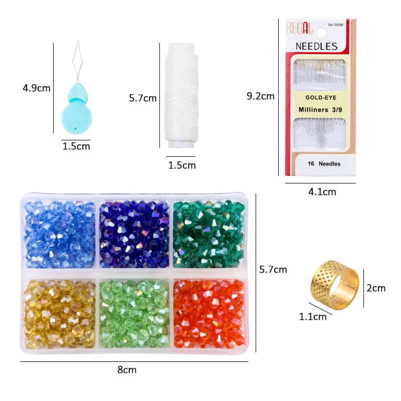 600Pcs/Lot 4mm Plated Colorful Glass Beads For Craft DIY Clothing beads For Embroidery Jewelry Garment Accessories