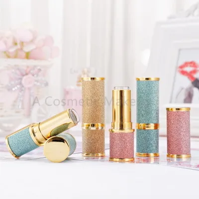 

2020 new stock flash leather multi-style lipstick tube homemade lipstick DIY 12.1mm