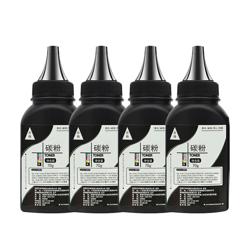 Black Refill Laser Toner Powder Compatible For Samsung ML 1665 1666 1911 1915 2525 2525W 2580 2581 1640 1641 2240 2241 Printer