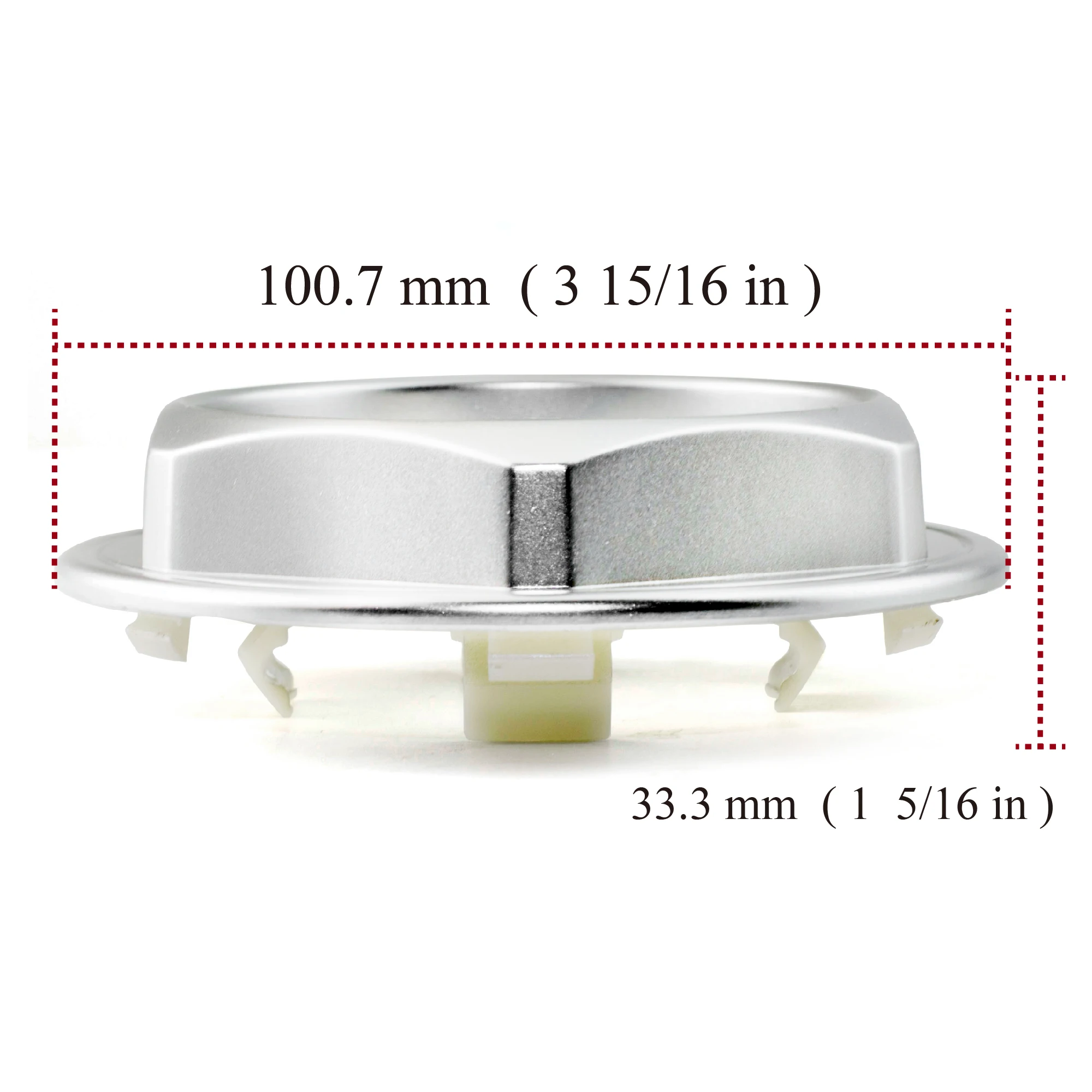 4pcs 101mm 88mm 56mm Car Wheel Center Cap  For 09.23.26 Rims Without Emblem Auto Tuning Universal Hub Cover Exterior Accessories