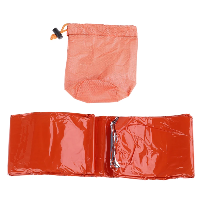 

1pc Storage Bag Emergency First Aid Sleeping Bag PE Drawstring Bags Without Tent