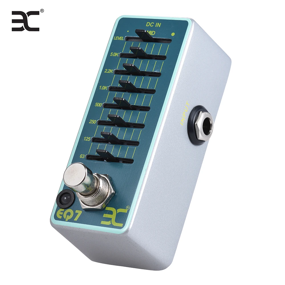 ENO EX EQ7 Guitar Equalizer Effect Pedal 7-Band EQ EX OCT-1 OCTAVE Mini Octave Full Metal Shell True Bypass Guitar Accessories