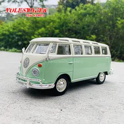 Maisto 1:25 Volkswagen VAN SAMBA symulacja odlewany ciśnieniowo aluminiowy model samochodu rzemiosło dekoracja kolekcja zabawek narzędzia prezent